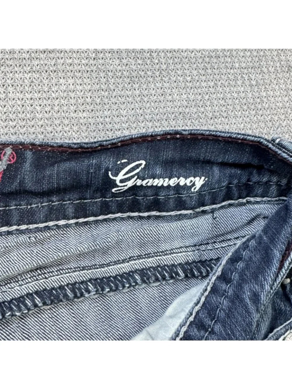 Hydraulic Gramercy Denim Capri Jeans Womens Sz 5/6 Blue Low Rise Dual Stitching
